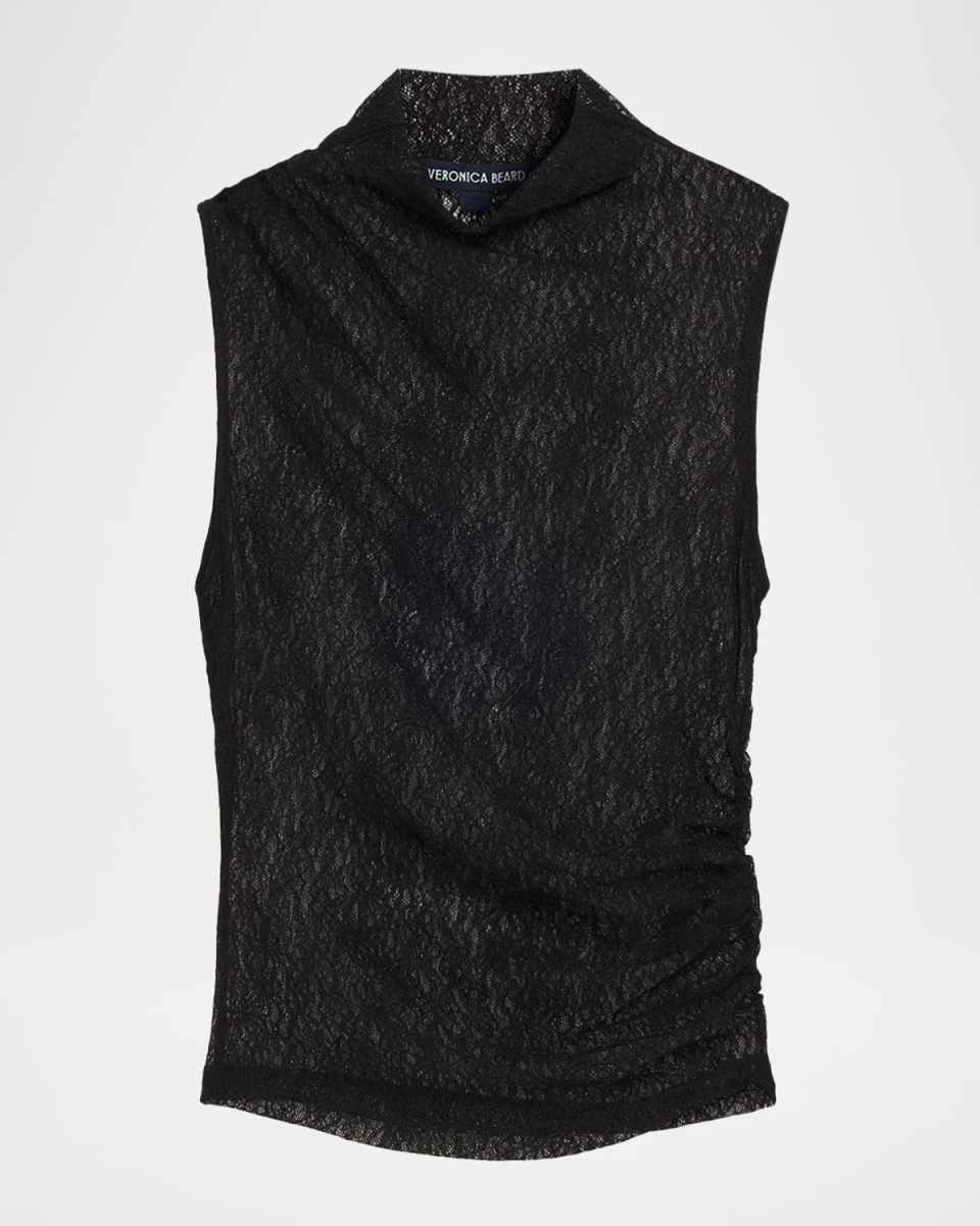 Mylie Lace Mock-Neck Tank Top